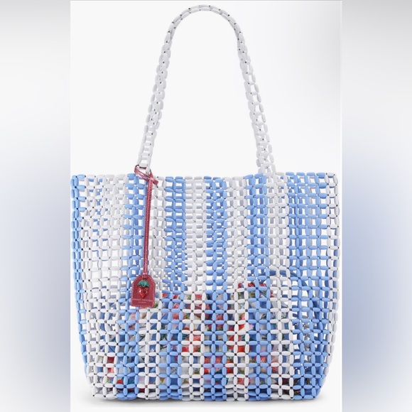 Kurt Geiger Handbags - Kurt Geiger Kensington Rainbow Beaded Shopper Tote; NWT